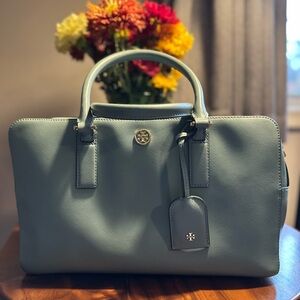 Elegant Blue Handbag
